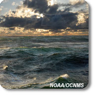 photo of a stormy sea